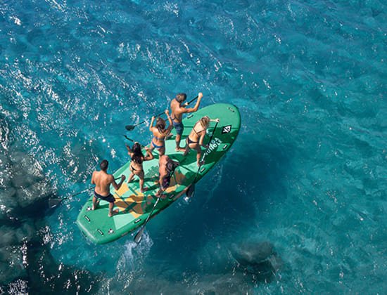 Big SUP XXL para grupos de hasta 10 personas en La Pineda